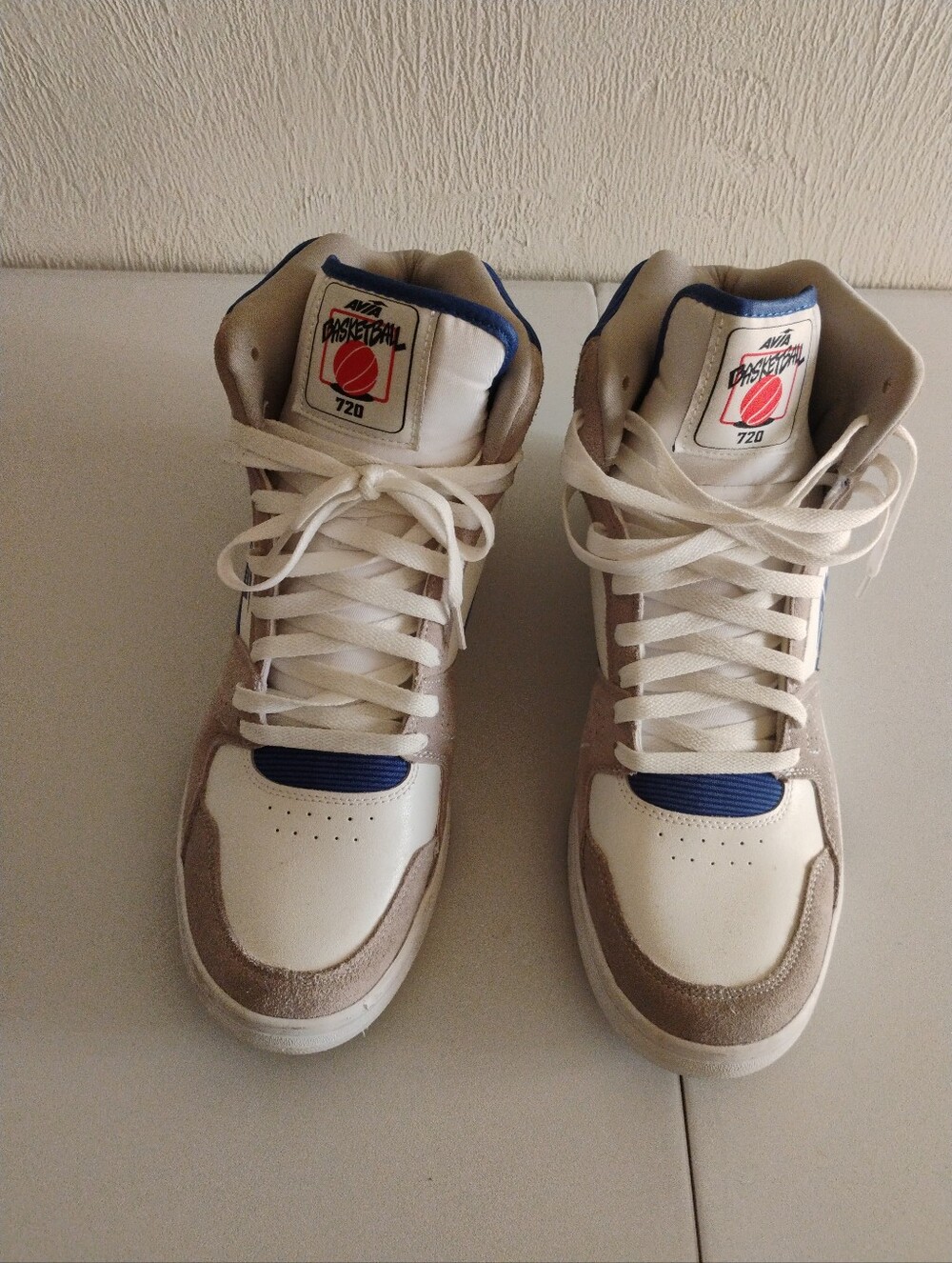 Vintage Avia 720 High Top Sneakers Blue White Retro Basketball Men 11 - Picture 3 of 12
